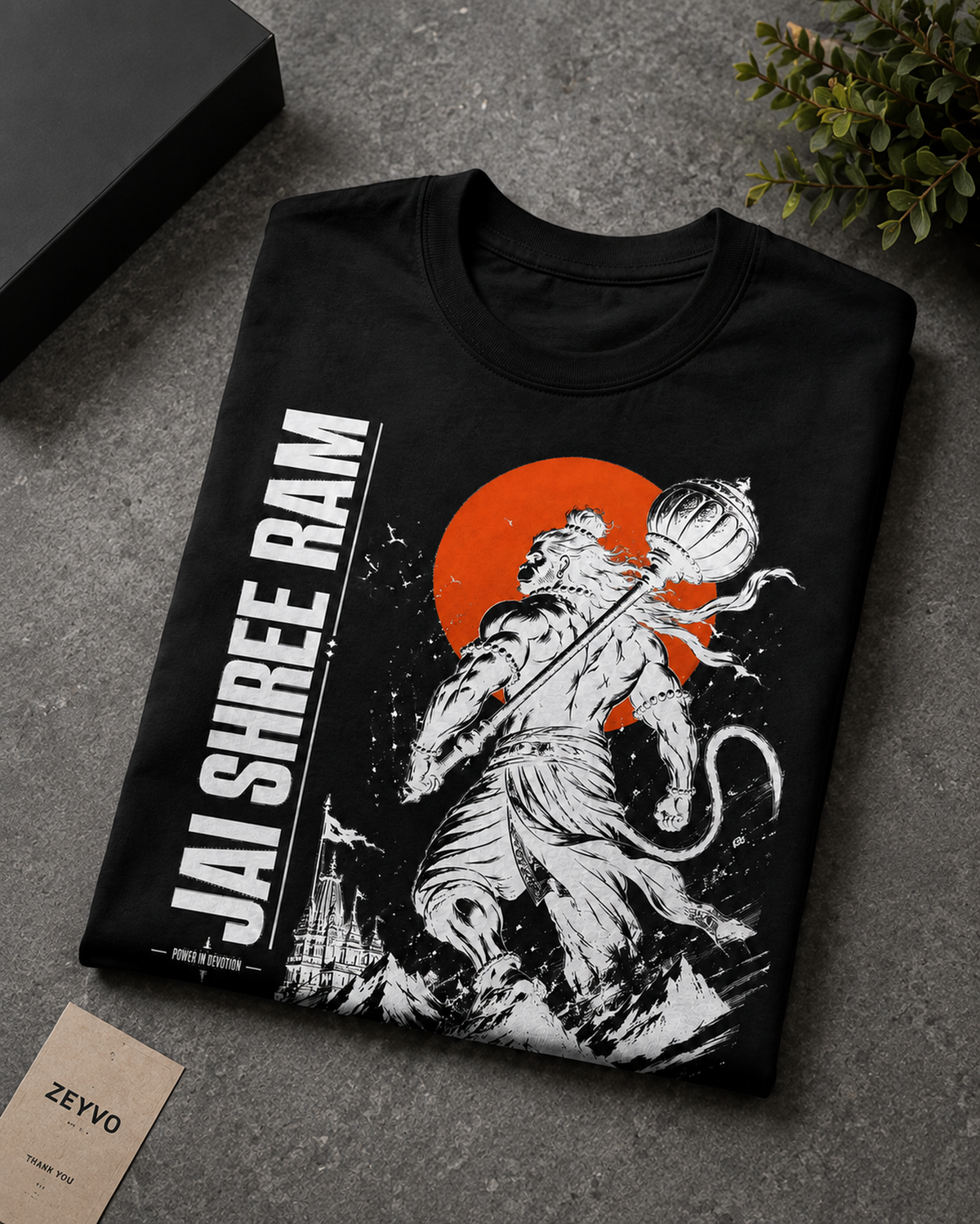 Jai Shree Ram Hanuman Graphic T-Shirt