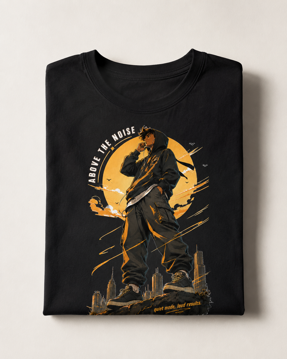 Above The Noise Graphic T-Shirt - ZEYVO