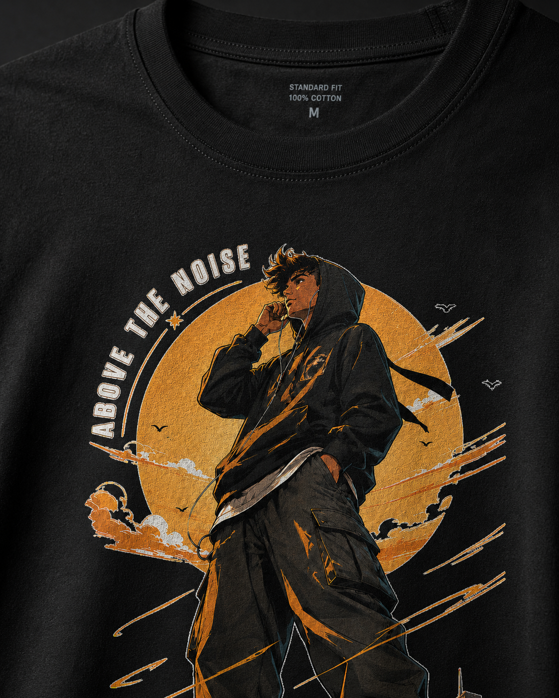 Above The Noise Graphic T-Shirt - ZEYVO