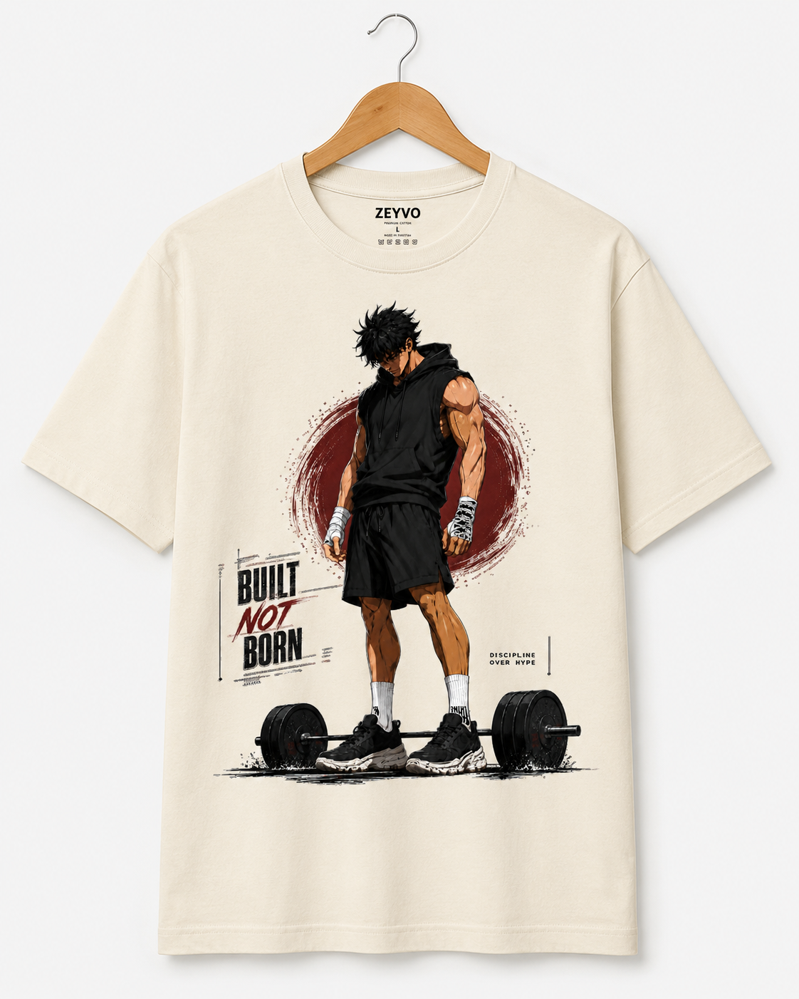BUILT NOT BORN Graphic T-Shirt - ZEYVO