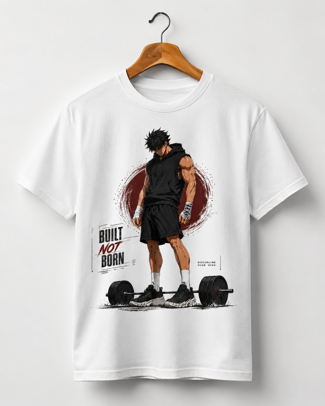 BUILT NOT BORN Graphic T-Shirt - ZEYVO