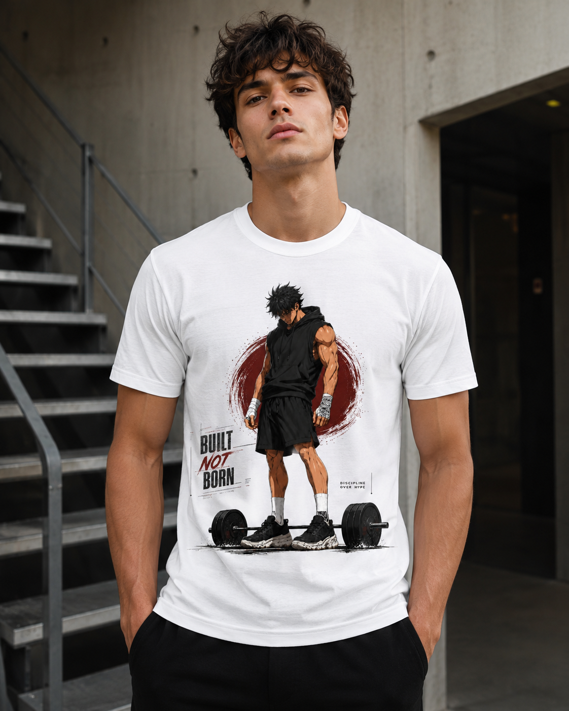 BUILT NOT BORN Graphic T-Shirt - ZEYVO