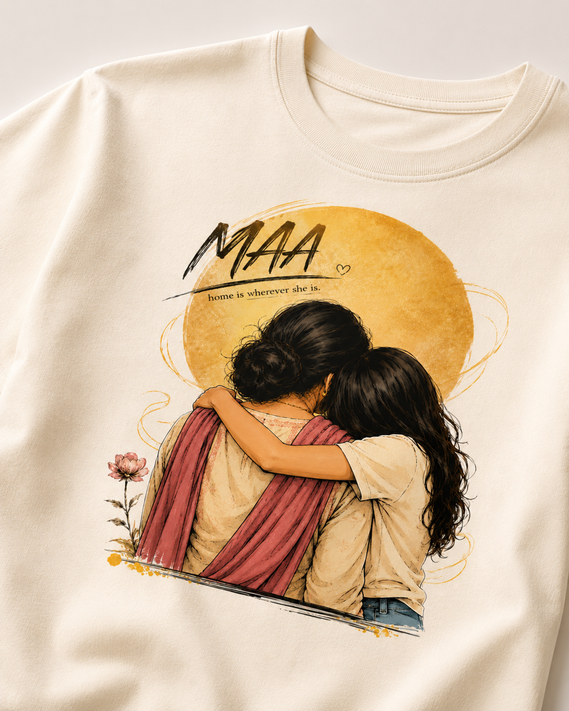 MAA Home Is Wherever She Is Graphic T-Shirt - ZEYVO