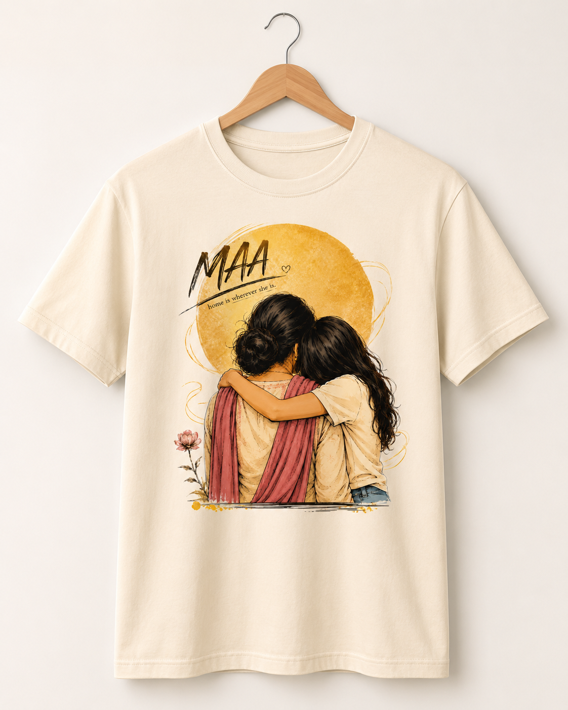 MAA Home Is Wherever She Is Graphic T-Shirt - ZEYVO