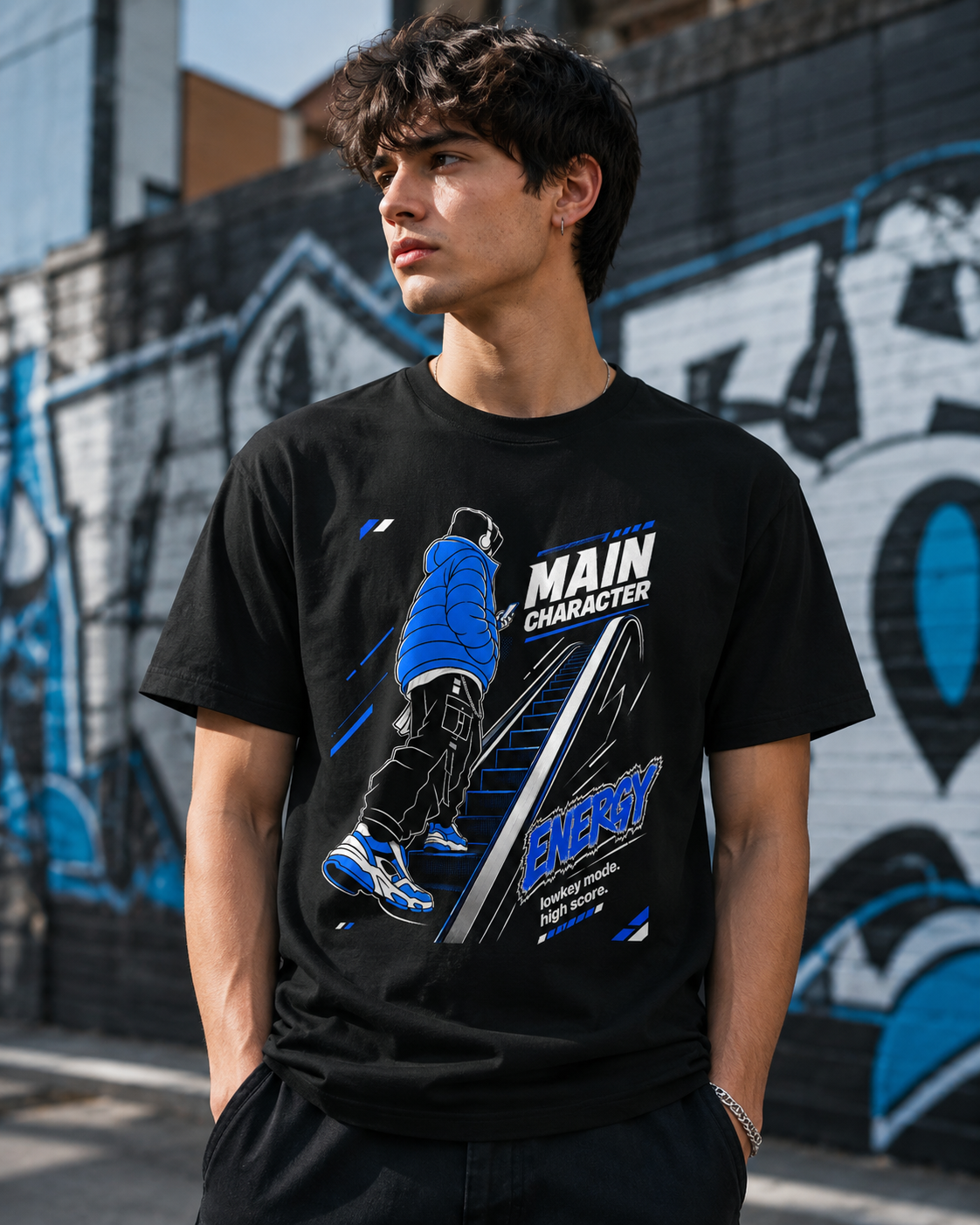 Main Character Energy Graphic T-Shirt - ZEYVO