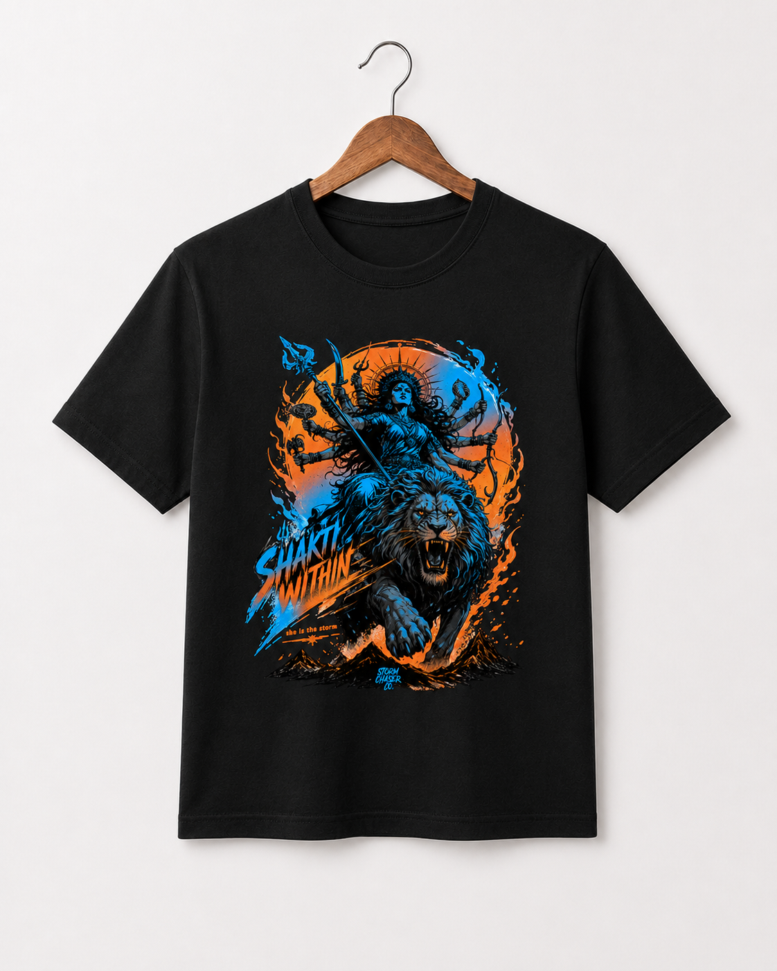 Shakti Within Storm Graphic T-Shirt - ZEYVO