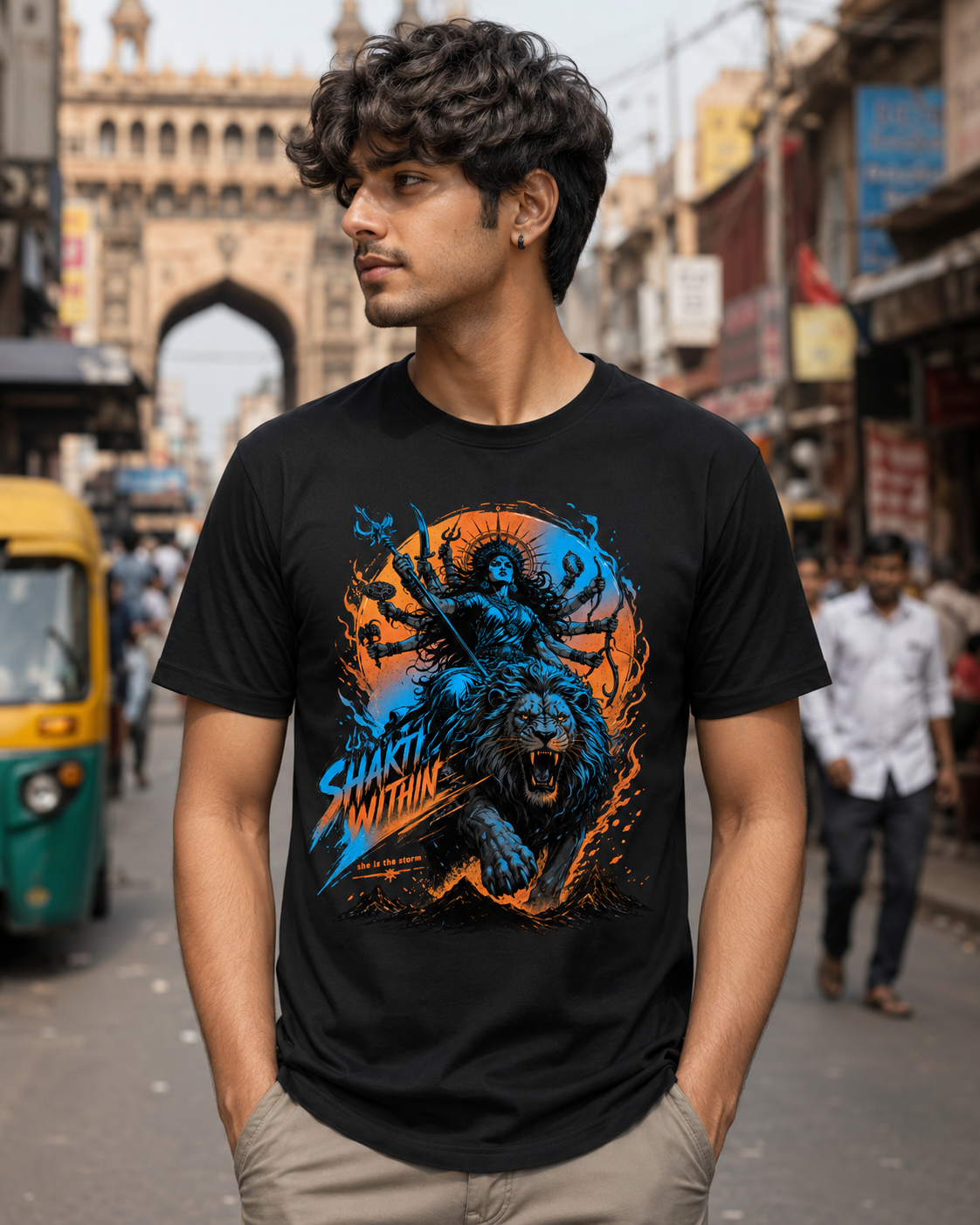 Shakti Within Storm Graphic T-Shirt - ZEYVO