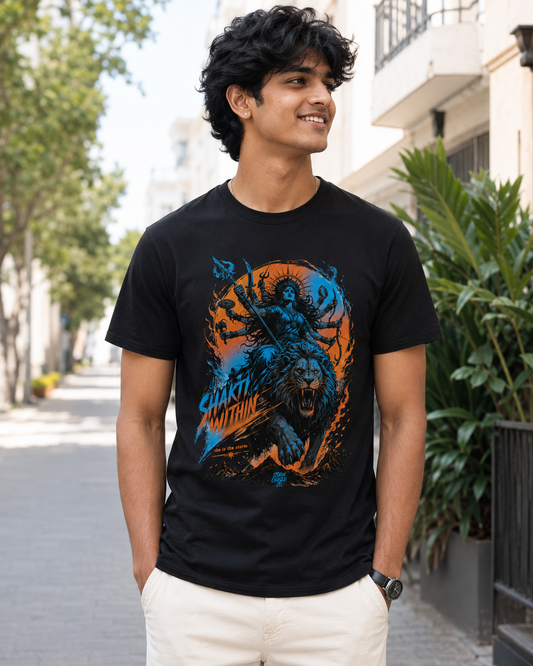 Shakti Within Storm Graphic T-Shirt - ZEYVO