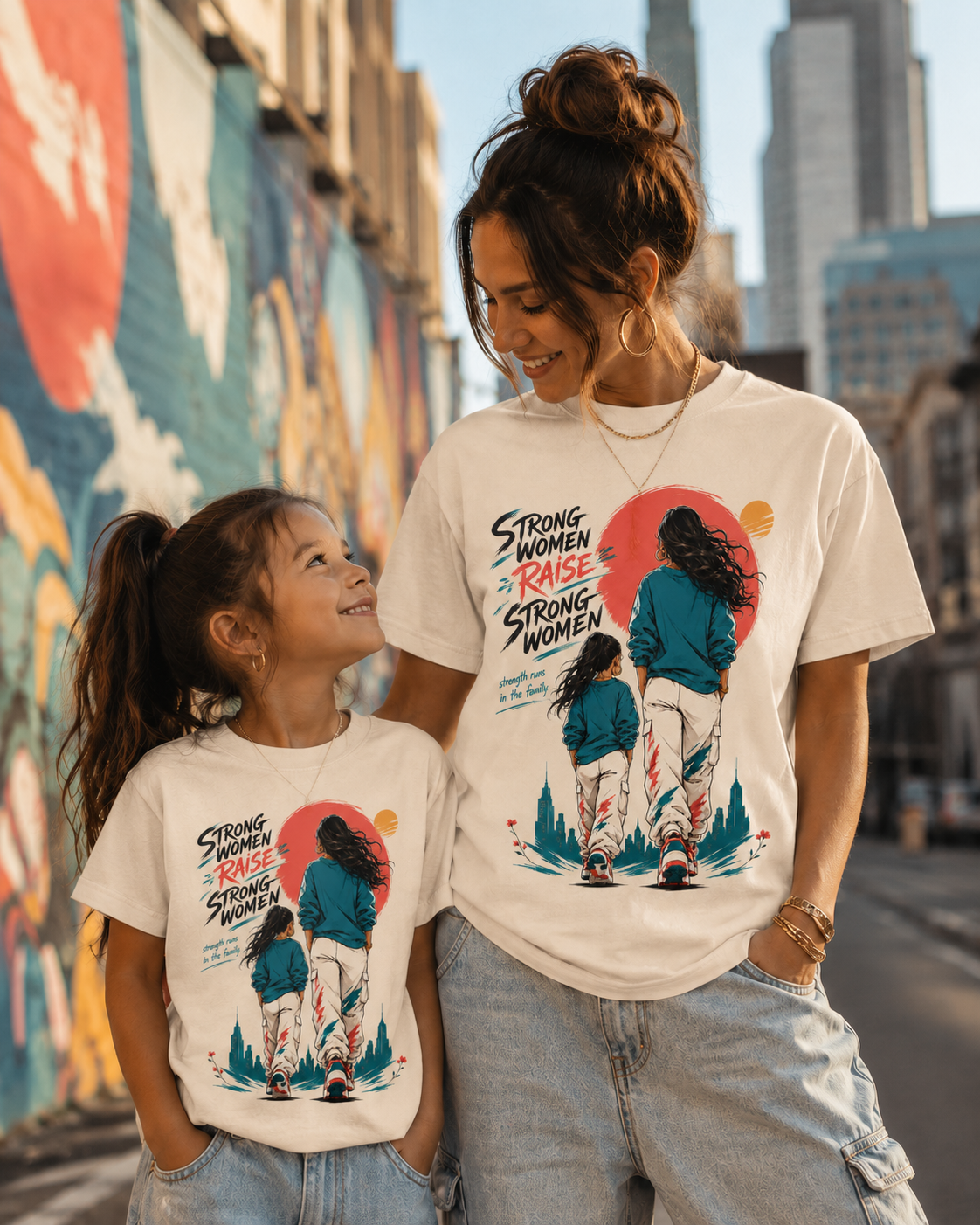 Strong Women Raise Strong Women Graphic T-Shirt - ZEYVO