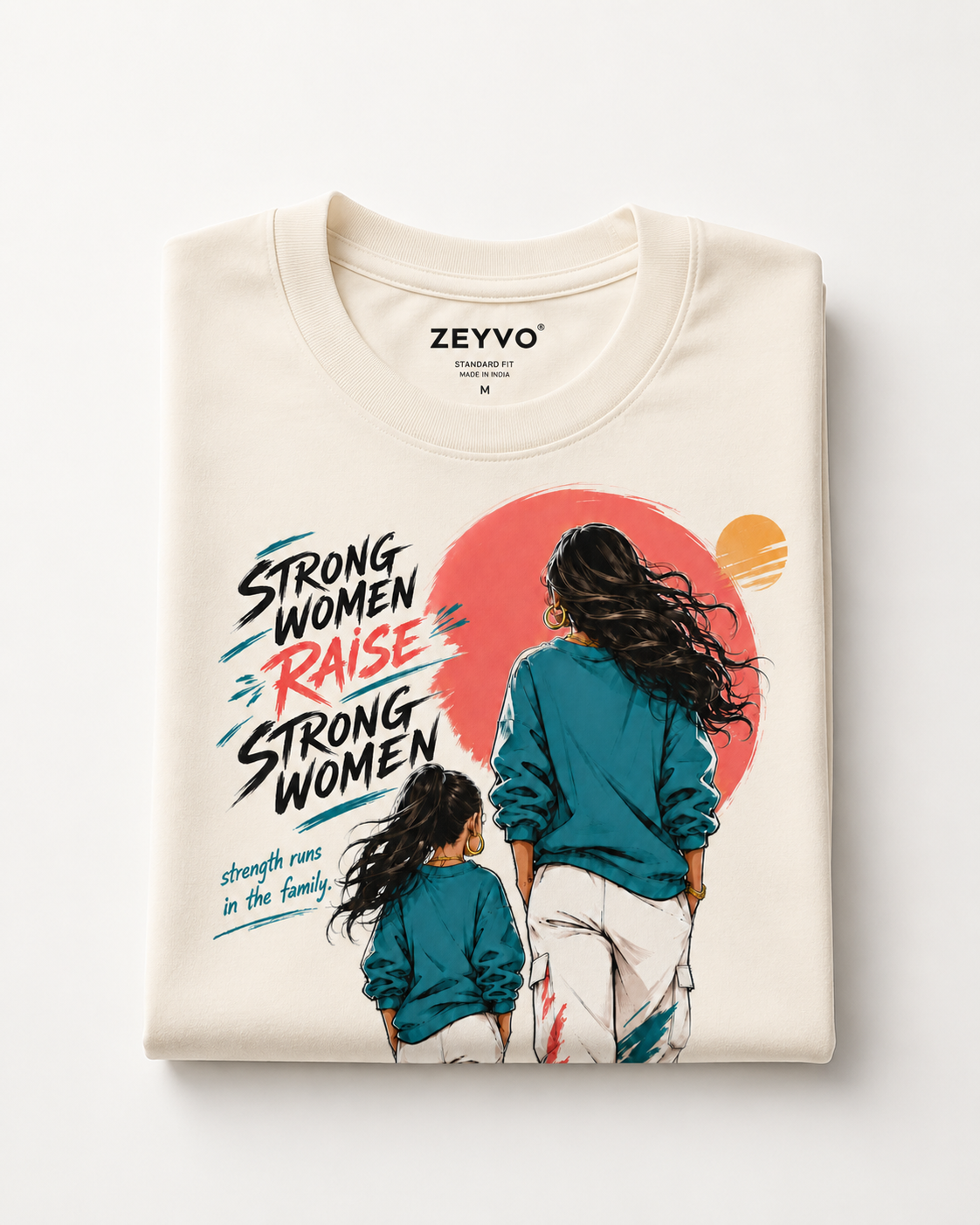 Strong Women Raise Strong Women Graphic T-Shirt - ZEYVO
