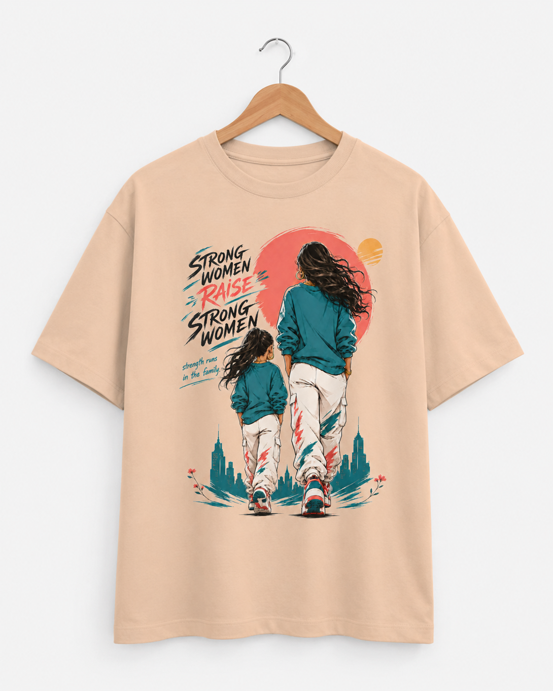 Strong Women Raise Strong Women Graphic T-Shirt - ZEYVO